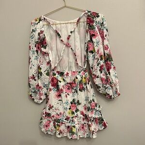 ASOS Design long sleeve Floral Dress